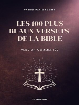 cover image of Les 100 plus beaux versets de la Bible